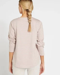 Online Dunnes Stores Carolyn Donnelly The Edit Stripe Slub Top