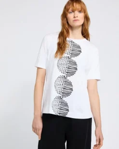 Clearance Dunnes Stores Carolyn Donnelly The Edit Circle Placement Print T-Shirt