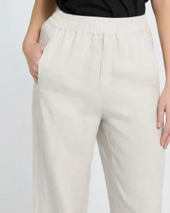 New Dunnes Stores Carolyn Donnelly The Edit Front Seam Linen Trousers