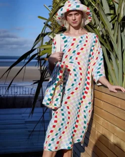 Outlet Dunnes Stores Carolyn Donnelly The Edit Optical Kaftan Dress