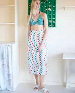 Outlet Dunnes Stores Carolyn Donnelly The Edit Optical Print Skirt
