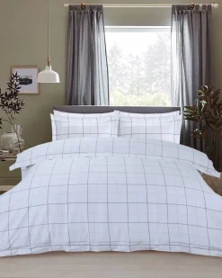 Sale Dunnes Stores Check Cotton Bedding Bundle Set