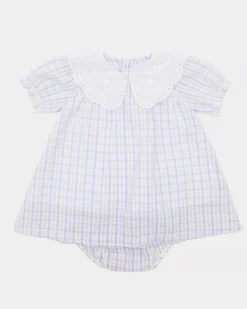 Outlet Dunnes Stores Check Dress With Bloomers (Newborn-12 Months)