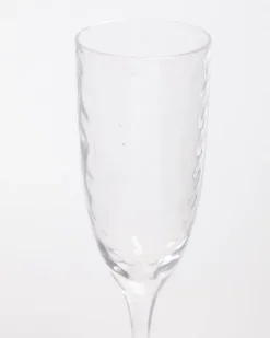 Fashion Dunnes Stores Clear Hammered Champagne Glass