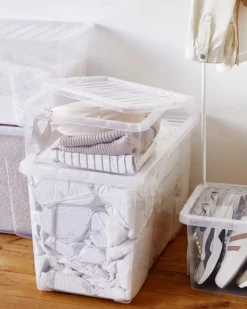 Hot Dunnes Stores Clear Storage Box With Lid