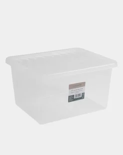 Hot Dunnes Stores Clear Storage Box With Lid