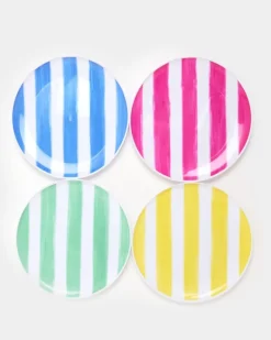 Fashion Dunnes Stores Colourful Plates - Pack Of 4