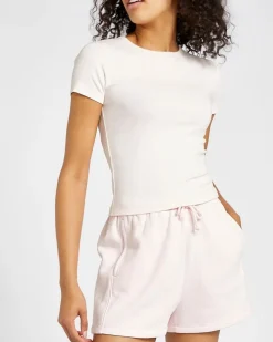 Discount Dunnes Stores Cotton Elastane Crop T-Shirt