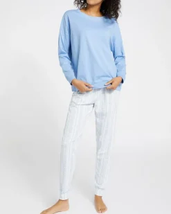 Fashion Dunnes Stores Cotton Jacquard Pyjama Set