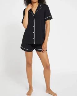 New Dunnes Stores Cotton Revere Shorts Pyjama Set