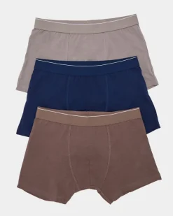 New Dunnes Stores Cotton Rich Hipster Boxers - Pack Of 3