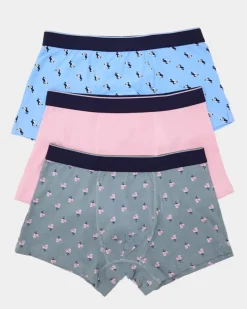 Discount Dunnes Stores Cotton Rich Hipster Boxers - Pack Of 3