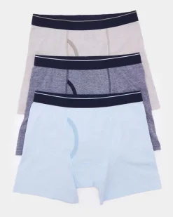 New Dunnes Stores Cotton Rich Keyhole Trunks - Pack Of 3