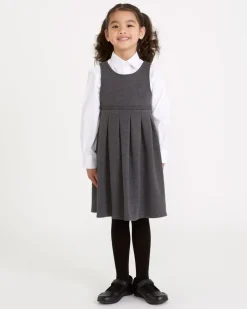 Fashion Dunnes Stores Cotton Rich Knitted Pinafore