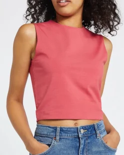 Clearance Dunnes Stores Cotton Stretch Crop Vest