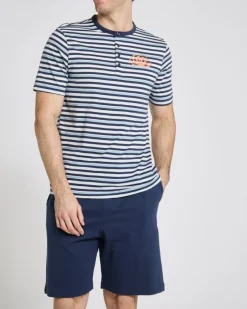 Sale Dunnes Stores Cotton T-Shirt And Shorts Pyjama Set