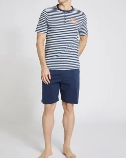 Sale Dunnes Stores Cotton T-Shirt And Shorts Pyjama Set