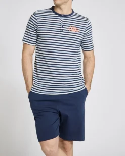 Sale Dunnes Stores Cotton T-Shirt And Shorts Pyjama Set