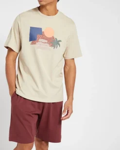 Clearance Dunnes Stores Cotton T-Shirt And Shorts Pyjama Set