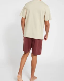 Clearance Dunnes Stores Cotton T-Shirt And Shorts Pyjama Set