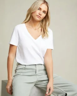 Best Dunnes Stores Cotton V-Neck T-Shirt