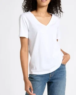 Best Dunnes Stores Cotton V-Neck T-Shirt