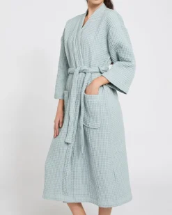 Outlet Dunnes Stores Cotton Waffle Robe
