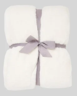 Discount Dunnes Stores Cream Fleece Throw
