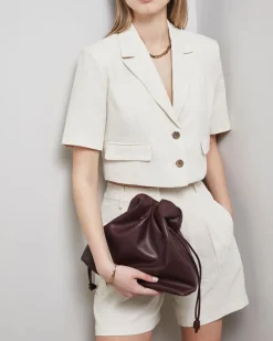 Sale Dunnes Stores Cropped Linen Blend Jacket