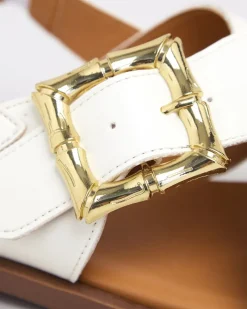 Discount Dunnes Stores Cross Strap Flat Sandal
