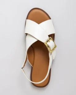 Discount Dunnes Stores Cross Strap Flat Sandal
