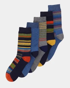 New Dunnes Stores Cushion Sole Socks - Pack Of 5
