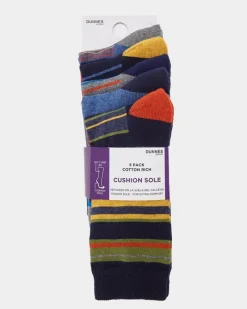 New Dunnes Stores Cushion Sole Socks - Pack Of 5