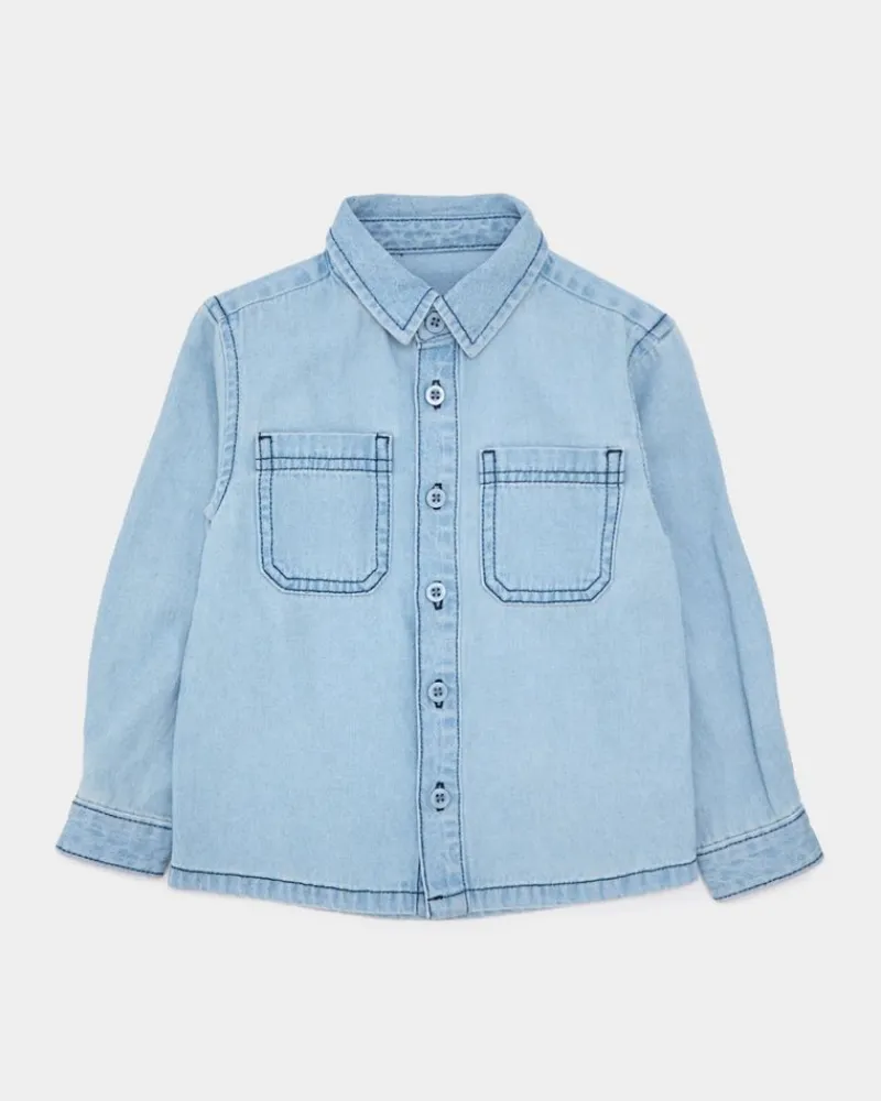 Sale Dunnes Stores Denim Shirt (6 Months-5 Years)