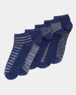 New Dunnes Stores Design Liner Socks - Pack Of 5