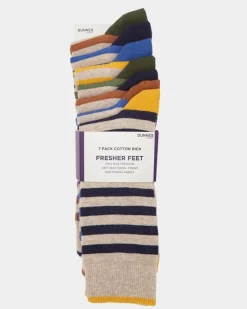 Clearance Dunnes Stores Design Socks - Pack Of 7