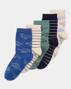 Discount Dunnes Stores Design Socks - Pack Of 5