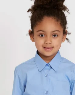 Fashion Dunnes Stores Easy Care Long-Sleeved Blouse - Pack Of 3 (4-16 Years)