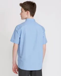 Outlet Dunnes Stores Easy Care Short-Sleeved Shirts - Pack Of 3 (4-16 Years)