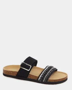 Online Dunnes Stores Embellised Footbed Sandal