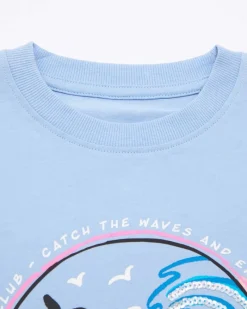 New Dunnes Stores Fashion Sequin T-Shirt (3-14 Years)
