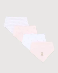 Sale Dunnes Stores Floral Bandana Bib - Pack Of 4