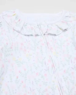 Fashion Dunnes Stores Floral Collar Sleepsuit (Newborn-12 Months)