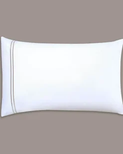 Online Dunnes Stores Francis Brennan the Collection Mink Double Stripe Housewife Pillowcases