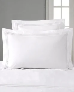 Discount Dunnes Stores Francis Brennan the Collection White Double Stripe King Oxford Pillowcase