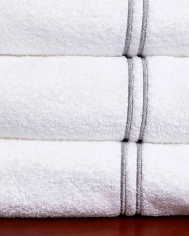 Discount Dunnes Stores Francis Brennan the Collection Grey Stripe Towel