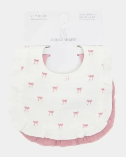 Clearance Dunnes Stores Frill Bibs - Pack Of 2