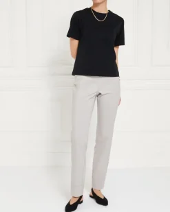 Discount Dunnes Stores Gallery 7/8 Turn Up Crop Trousers