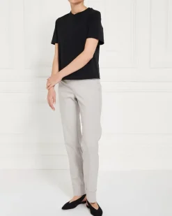 Discount Dunnes Stores Gallery 7/8 Turn Up Crop Trousers