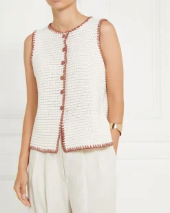 Best Dunnes Stores Gallery Alba Contrast Knit Waistcoat